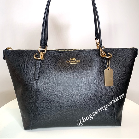 Coach Handbags - Coach Ava Black Leather Tote
